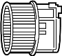 View Motor. Blower. Fan. HVAC.  Full-Sized Product Image