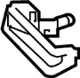 80B419700A Shaft clip. (Lower)
