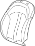 View Seat Back Cushion Cover (Lower) Full-Sized Product Image 1 of 5