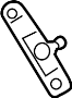 4KE827604 Liftgate Support Strut Holder