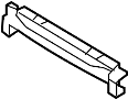 Image of Bumper Impact Absorber image for your 2025 Audi Q7   