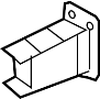 View Bumper Impact Bar Bracket (Front, Rear) Full-Sized Product Image