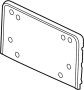 View License Plate Bracket Full-Sized Product Image