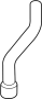 View Engine Coolant Pipe. Inlet Hose.  Full-Sized Product Image