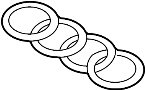 View Engine Cover Emblem Full-Sized Product Image