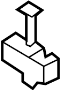 View Evaporative Emissions System Line Bracket Full-Sized Product Image 1 of 9