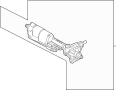 8R1423055BL Rack and Pinion Assembly