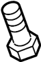 View Bolt. Screw. (Front) Full-Sized Product Image