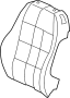Image of Seat Back Cushion Cover (Lower) image for your 2020 Audi Q8   
