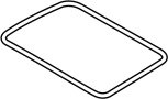 Image of Sunroof. Opening. Trim. (Lower). Sunroof Opening Trim. image for your 2019 Audi A6   