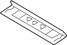 View Roof Opening Trim (Rear) Full-Sized Product Image 1 of 2