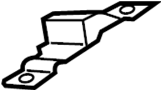 View Liftgate Lock Striker Plate (Lower) Full-Sized Product Image