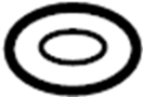 View Engine Oil Pan Baffle Gasket. Engine Oil Sump Windage Tray Gasket. Insert gasket.  Full-Sized Product Image