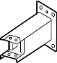 View Bumper Impact Bar Bracket (Front) Full-Sized Product Image