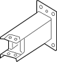 View Bumper Impact Bar Bracket (Front) Full-Sized Product Image 1 of 4