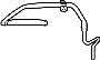 Engine Coolant Overflow Hose