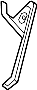 View Quarter Panel Bracket Full-Sized Product Image 1 of 2