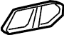 Bumper Cover Spacer Panel (Lower). Bumper Cover Spacer.