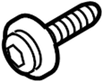 View Screw. License. Bracket. Reinforcement. Plate.  Full-Sized Product Image