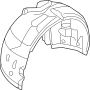 Image of Fender Splash Shield (Front, Rear, Lower) image for your 2018 Audi S6   