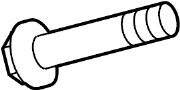 View Suspension Stabilizer Bar Link Bolt (Front, Upper, Lower) Full-Sized Product Image 1 of 10