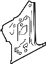 View Body A-Pillar Reinforcement (Front, Upper, Lower) Full-Sized Product Image 1 of 4