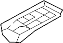 View Shield. Bracket. (Rear) Full-Sized Product Image 1 of 5