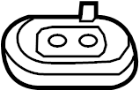 View Mirror ASSEMBLY grommet.  Full-Sized Product Image 1 of 2