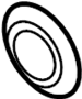 View Differential Drive Pinion Oil Deflector (Front) Full-Sized Product Image 1 of 5