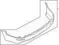 Image of Bumper Cover (Lower) image for your 2022 Audi Q7  Prestige Sport Utility 
