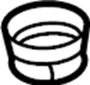 View Insulator. Air. Grommet. (Lower) Full-Sized Product Image