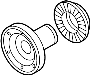 View Drive Shaft Pinion Yoke Full-Sized Product Image 1 of 6