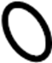 View Air tube seal. Connector hose o - ring.  Full-Sized Product Image 1 of 3
