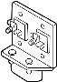 View Air Conditioning (A/C) Condenser Fan Motor Relay. Engine Cooling Fan Resistor.  Full-Sized Product Image