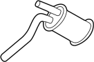 8D0253409T Exhaust Muffler (Front)