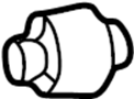 View Suspension Control Arm Bushing (Rear, Lower) Full-Sized Product Image