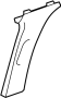 View Door Pillar Post Trim Set (Upper, Lower) Full-Sized Product Image