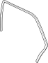 View Door Seal (Rear, Lower) Full-Sized Product Image 1 of 1