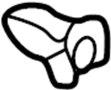View Trim. Nut. Grommet. Panel. (Lower) Full-Sized Product Image