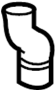 View Engine Coolant Hose Full-Sized Product Image