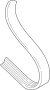 View Serpentine Belt Full-Sized Product Image
