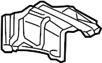 View Floor Pan Heat Shield (Rear) Full-Sized Product Image
