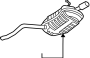 View Exhaust Muffler (Rear) Full-Sized Product Image 1 of 1