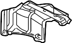 View Floor Pan Heat Shield (Rear) Full-Sized Product Image