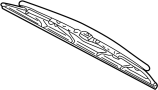 View Windshield Wiper Blade (Front) Full-Sized Product Image