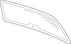 Image of Liftgate Glass (Rear) image for your 2025 Audi SQ8 e-tron Sportback   