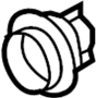 View Turn Signal Light Socket Full-Sized Product Image