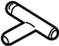 View Pipe. Tube. Hose. (Rear, Upper) Full-Sized Product Image 1 of 5