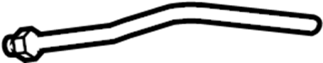 View AC hose. AC line. Pipe. (Rear) Full-Sized Product Image