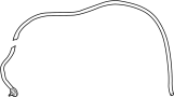 View Engine Air Intake Hose. Intake Vacuum Line.  Full-Sized Product Image